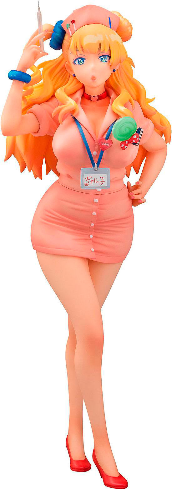 Estatua Galko 21 cm. Please Tell Me! Galko-chan. Versión Nurse (enfermera). Escala 1:8. Aqua Marine