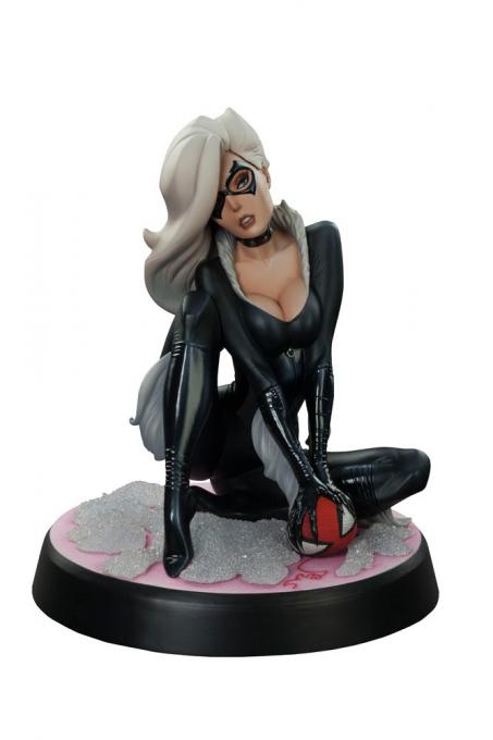 Estatua Gata Negra (Black Cat) 23 cm. Spiderman. J. Scott Campbell. Marvel. Sideshow Collectibles