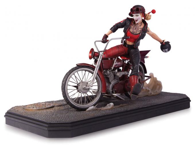 Estatua Harley Quinn 22 cm. Batman. Línea Gotham City Garage. DC Cómics. DC Collectibles