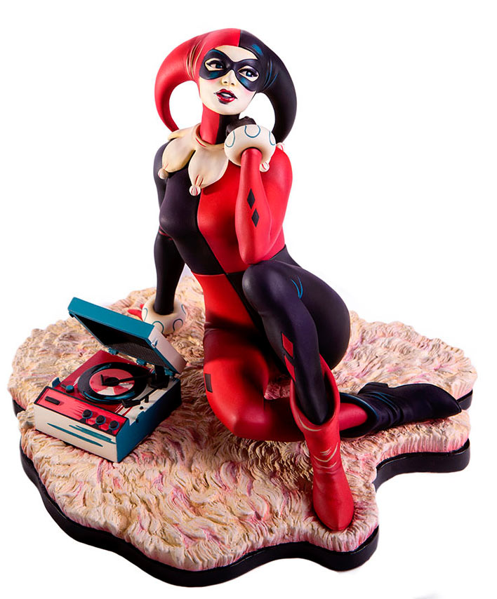 Estatua Harley Quinn 23 cm. Batman: la serie animada. Waiting For My J Man. Mondo