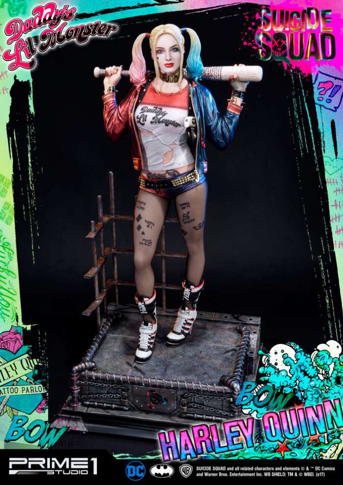 Estatua Harley Quinn 72 cm. Escuadrón Suicida. Escala 1:3. DC Cómics. Prime 1 Studio