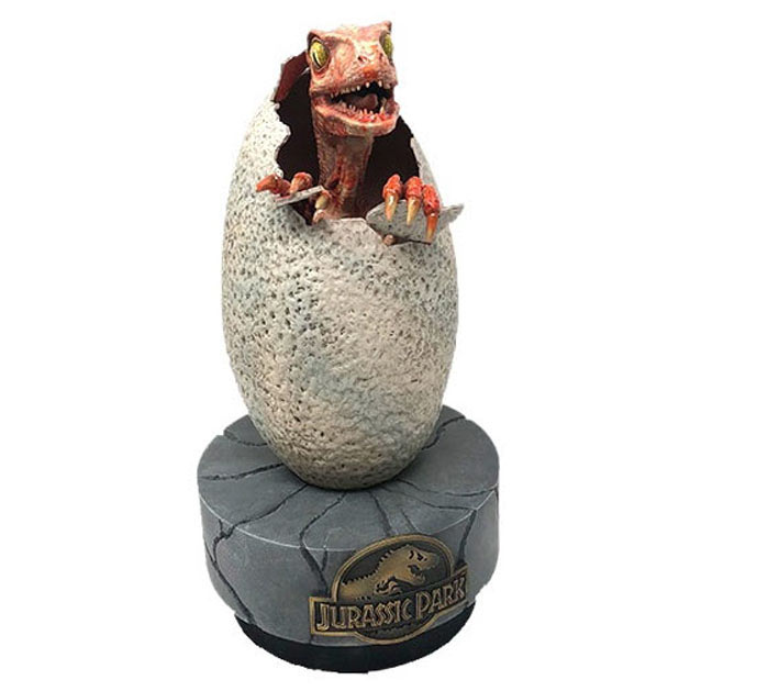 Estatua Huevo Raptor