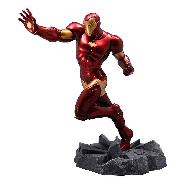 Estatua Iron Man 22 cm. Marvel Civil War. Escala 1:8. Semic