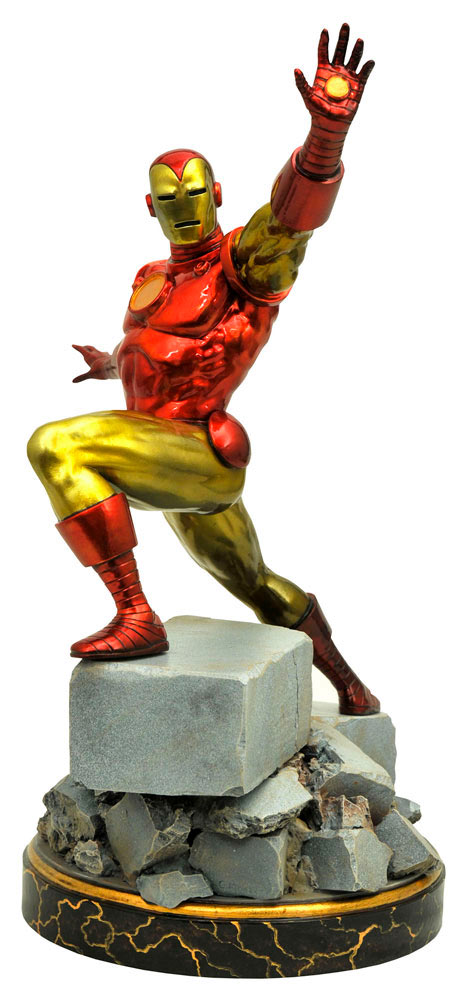 Estatua Iron Man 35 cm. Versión clásica. Premier Collection. Marvel Cómics. Diamond Select