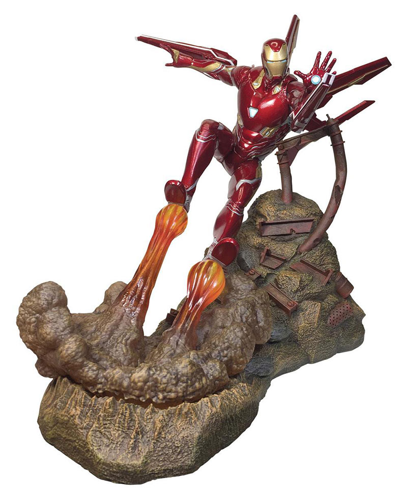 Estatua Iron Man MK 50 de 30 cm. Vengadores: Infinity War. Premier Collection. Edición limitada. Diamond Select