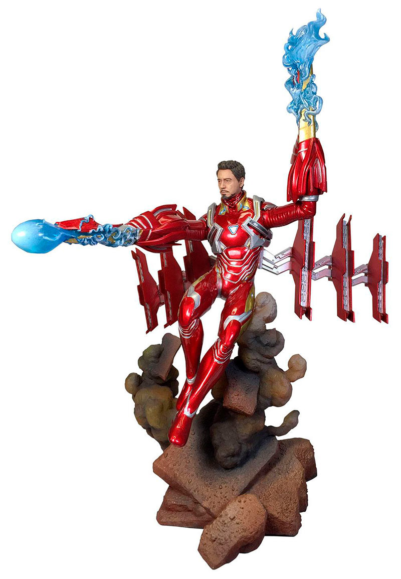 Estatua Iron Man MK50 Unmasked 23 cm. Vengadores: Infinity War. Marvel Gallery. Diamond Select
