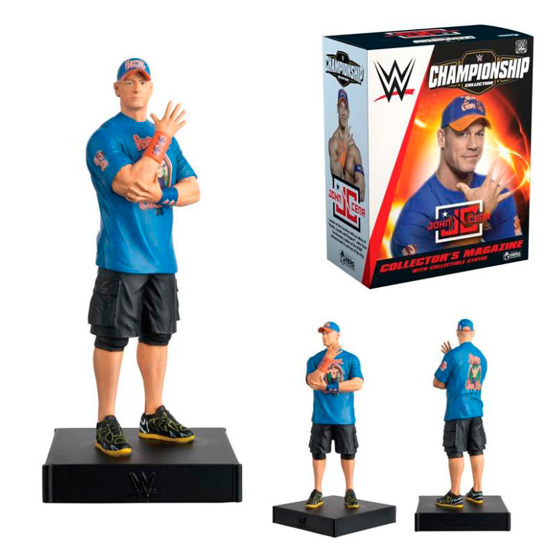 Estatua Jhon Cena 14 cm. Presing Catch. Escala 1:16 Eaglemoss