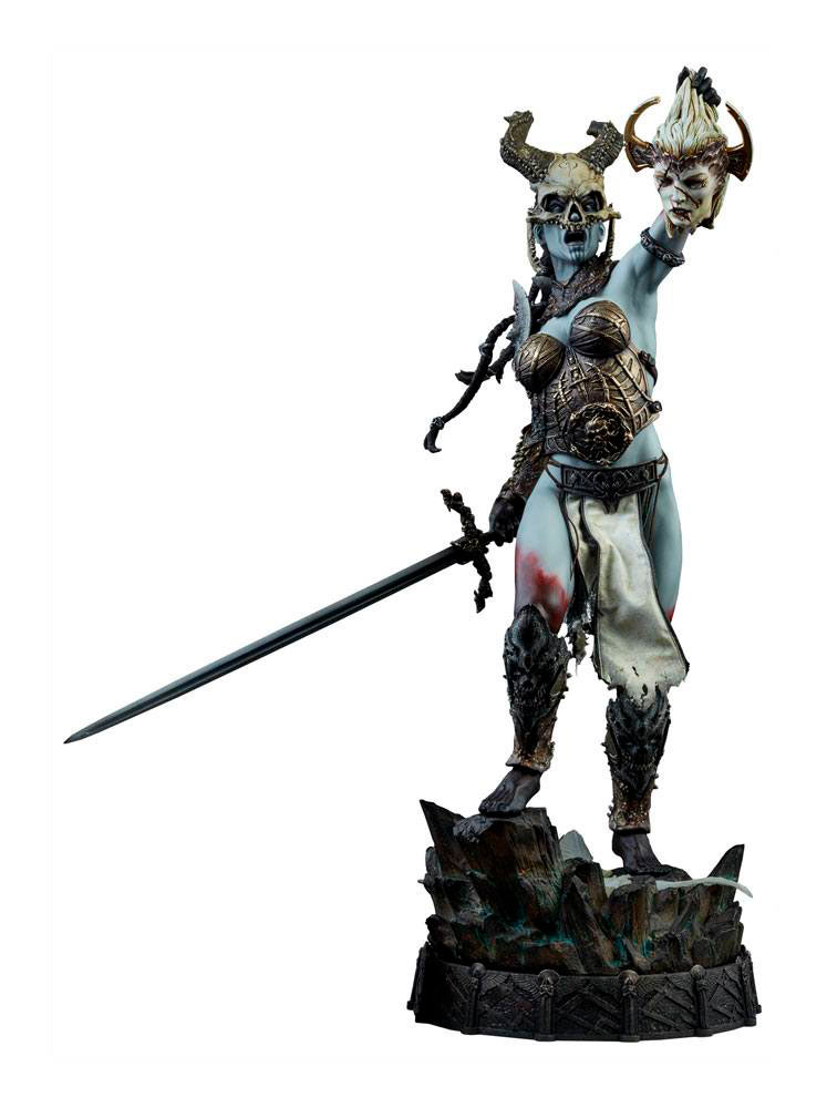 Estatua Kier Deaths Warbringer 55 cm. Court of the Dead. Línea Premium Format. Sideshow Collectibles