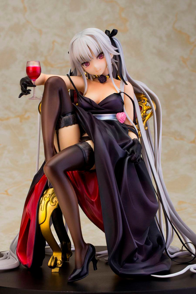 Estatua Kirie Kagarino 20 cm. Bishoujo Mangekyou. Ilustración de Jin Happoubi. Escala 1:6. Alphamax