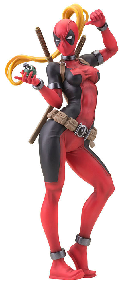 Estatua Lady Deadpool 24 cm. Línea Bishoujo. Escala 1:7. Kotobukiya. Marvel Cómics