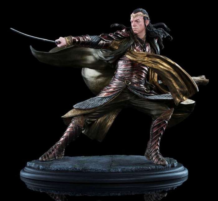 Estatua Lord Elrond 29 cm. El Hobbit: La batalla de los Cinco Ejércitos. Escala 1:6. Weta Collectibles