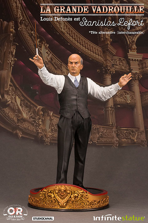 Estatua Louis de Funès (Stanislas Lefort)
