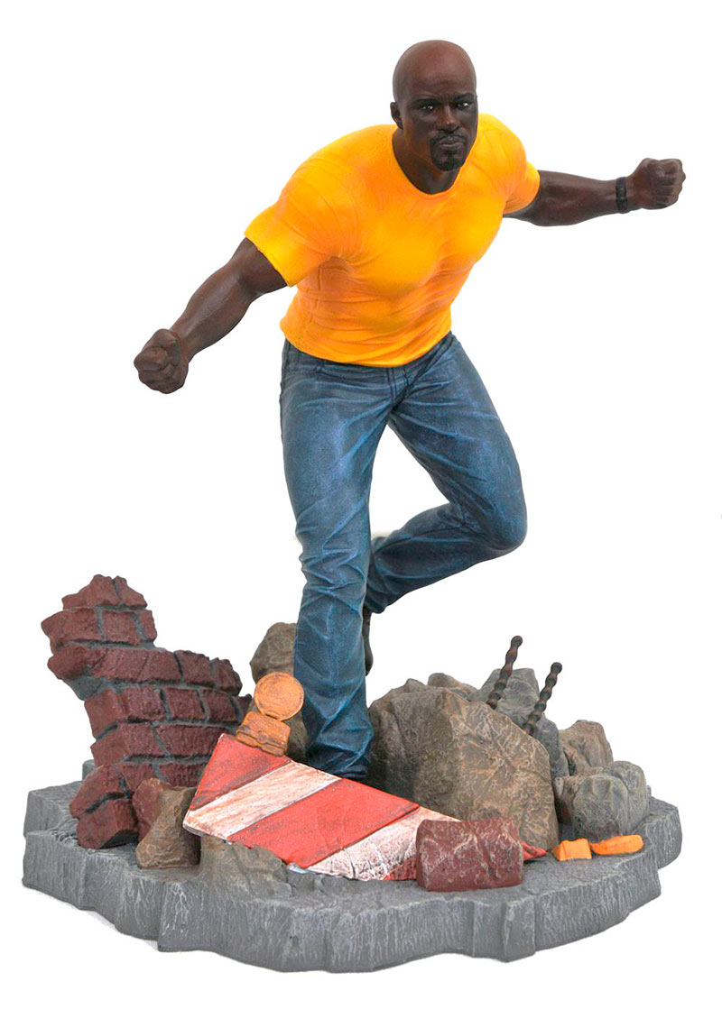 Estatua Luke Cage 23 cm. The Defenders. Marvel TV. Diamond Select