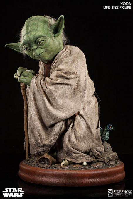 Estatua Maestro Yoda 81 cm. Escala 1:1. Tamaño real. Star Wars. Sideshow Collectibles