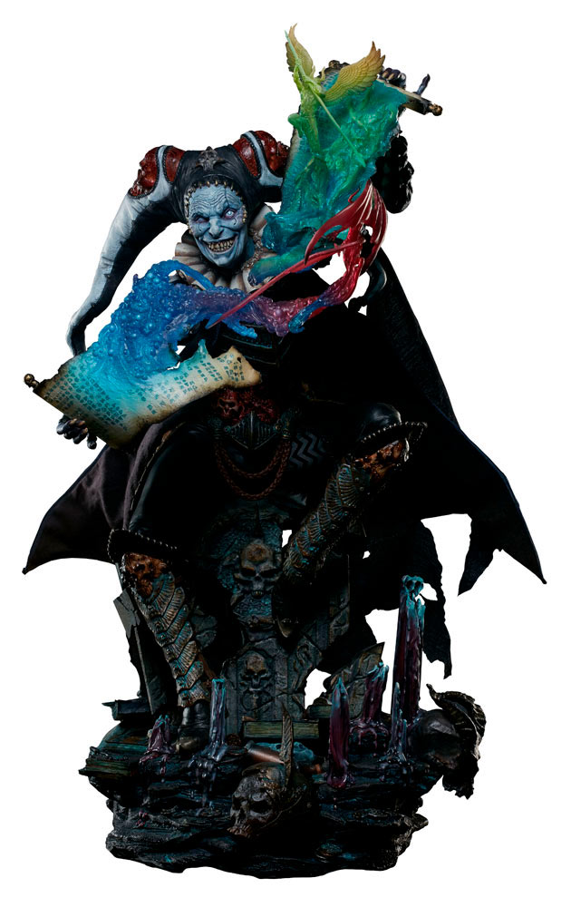 Estatua Malavestros Deaths Chronicler Fool 52 cm. Court of the Dead. Premium Format. Sideshow Collectibles