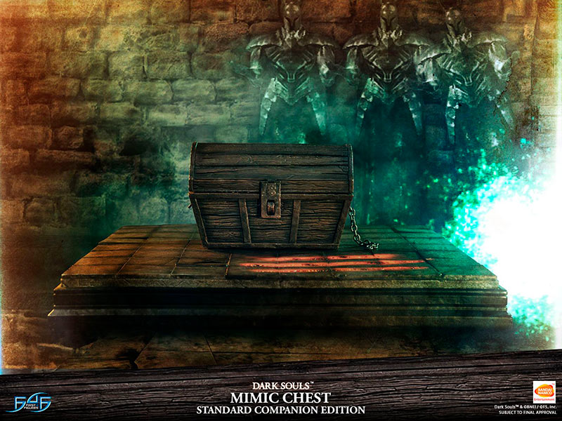 Estatua Mimic Chest Companion. Dark Souls. Standard Edition. First 4 Figures