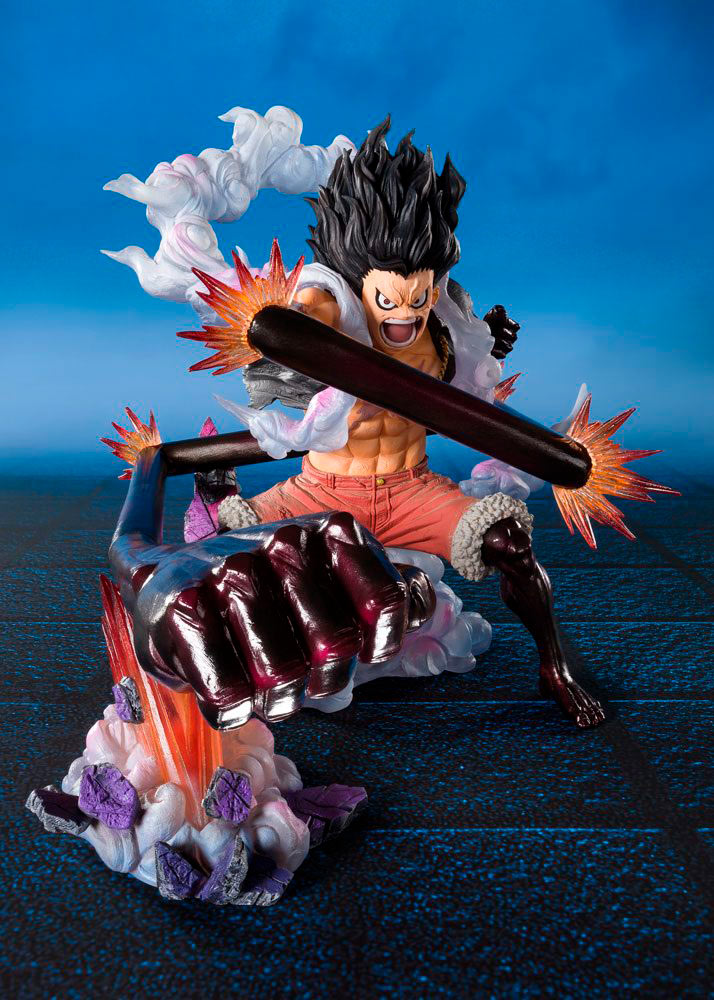Estatua Monkey D. Luffy Gear 4 Snakeman King Cobra 16 cm. One Piece. FiguartsZERO. Bandai