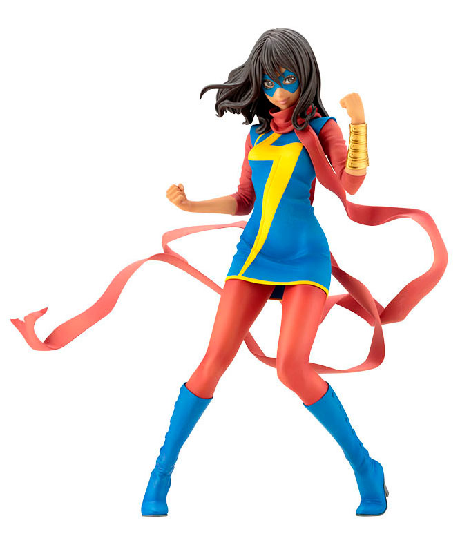 Estatua Ms. Marvel (Kamala Khan) 19 cm. Línea Bishoujo. Escala 1:7. Kotobukiya. Marvel Cómics