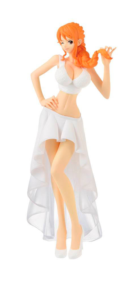 Estatua Nami Normal Color Ver. 23 cm. One Piece. Línea Lady Edge Wedding. Banpresto