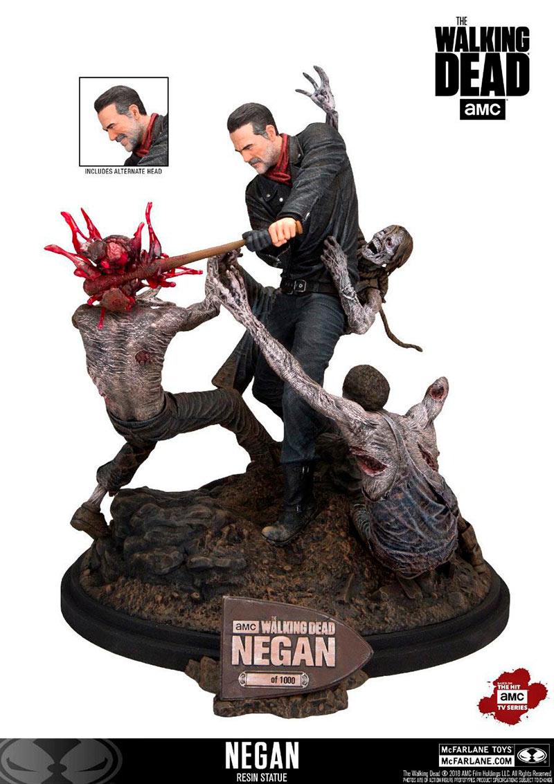 Estatua Negan 30 cm. The Walking Dead. McFarlane Toys