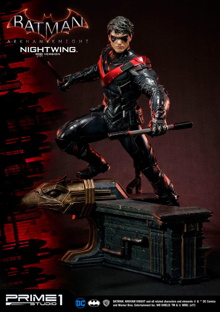 Estatua Nightwing Red Version 68 cm. Batman: Arkham Knight. Escala 1:3. Prime 1 Studio