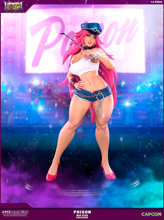 Estatua Poison 43 cm. Exclusiva Mad Gear