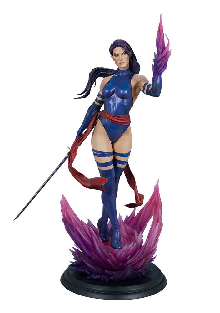 Estatua Psylocke 55 cm. Premium Format. Marvel Cómics. Sideshow Collectibles