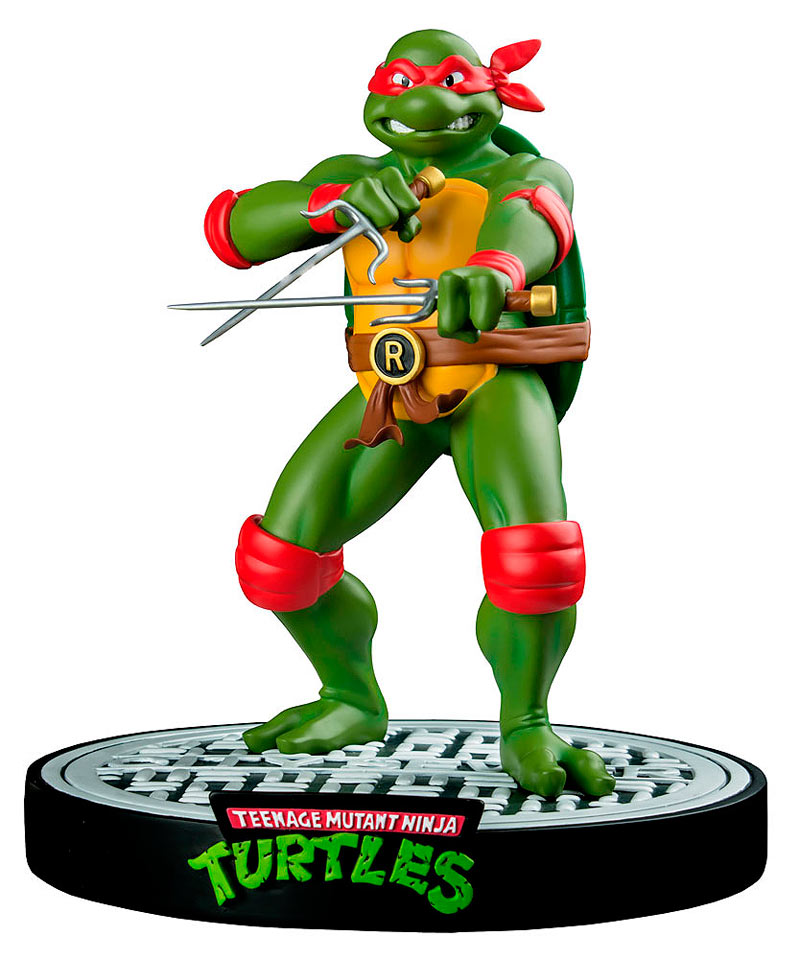 Estatua Raphael 31 cm. Las Tortugas Ninja. Ikon Collectibles
