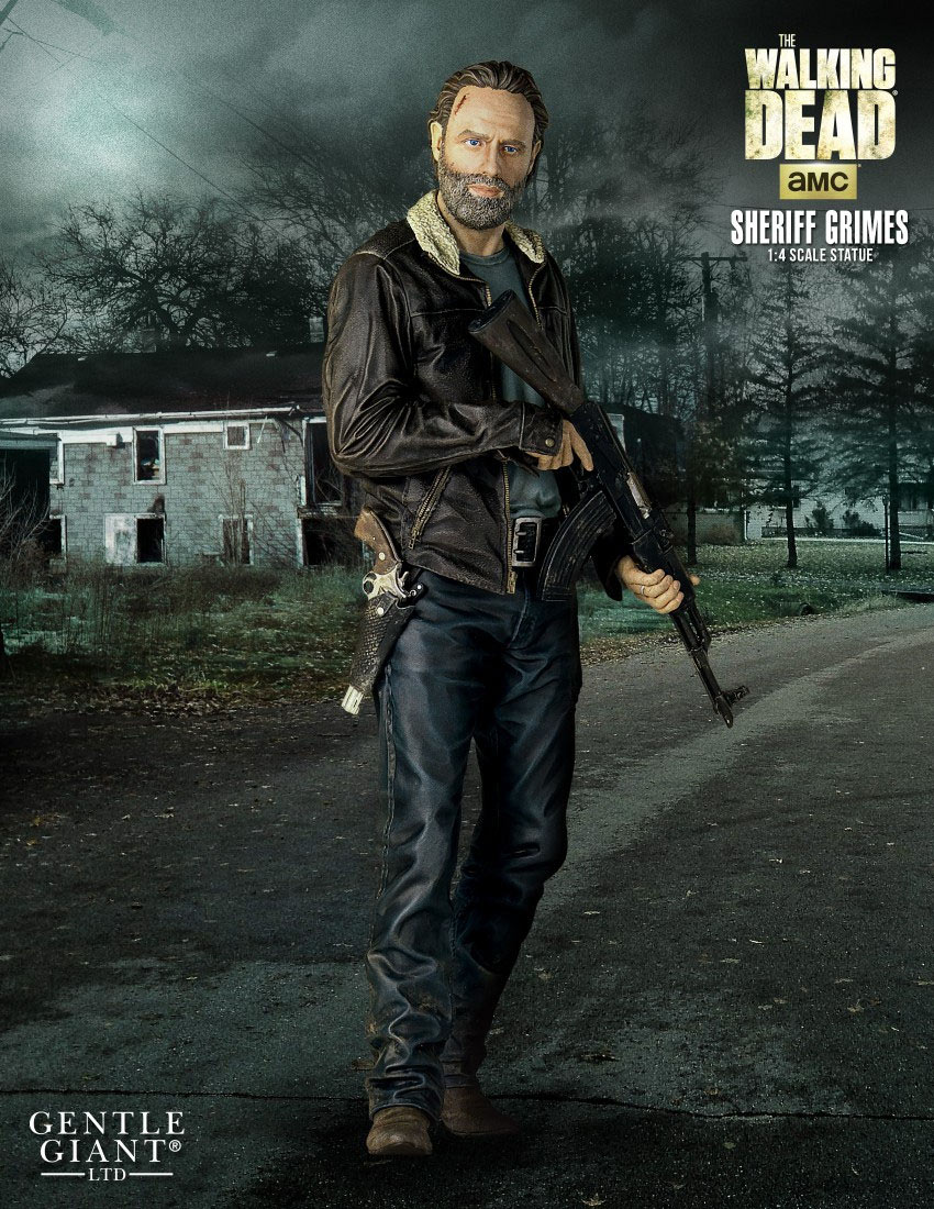 Estatua Rick Grimes 46 cm. The Walking Dead. Escala 1:4. Gentle Giant