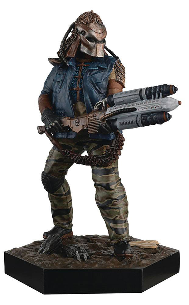 Estatua Ronald Noland 13 cm. Alien vs. Predator. Línea The Alien & Predator Figurine Collection. Eaglemoss Publications