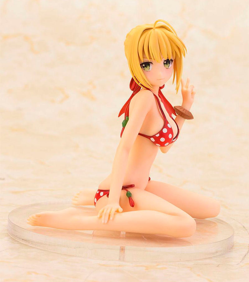 Estatua Saber of Red Nero Claudius Swimsuit Ver. 12 cm. Fate/EXTELLA. Escala 1:7. Alphamax