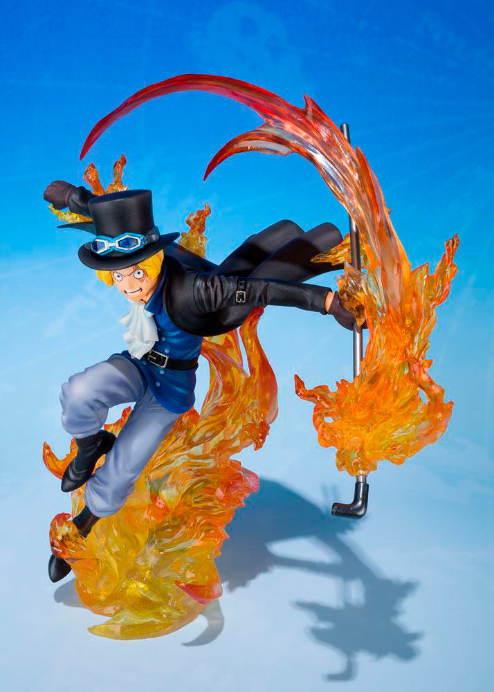 Estatua Sabo Fire Fist 19 cm. One Piece. Línea FiguartsZERO. Bandai
