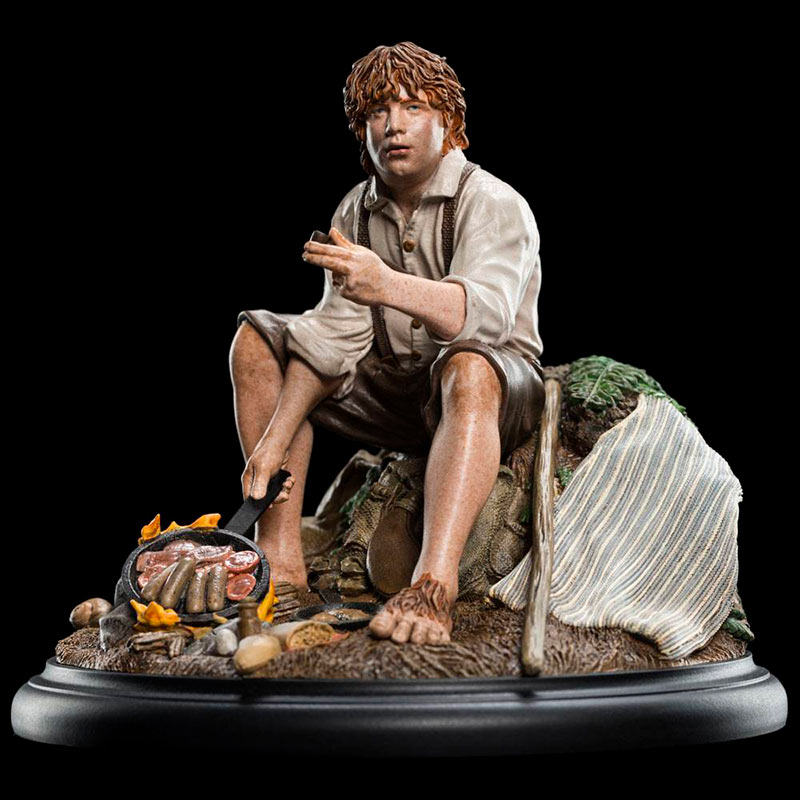 Estatua Samwise Gamgee 10 cm. El Señor de los Anillos. Edición limitada. Weta Collectibles