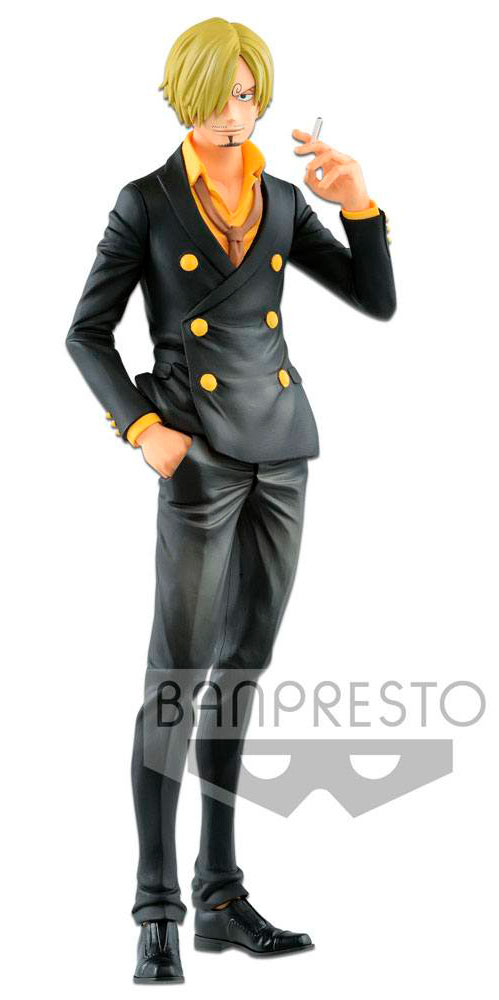 Estatua Sanji 27 cm. One Piece. Normal Color. Grandista The Grandline Men. Banpresto