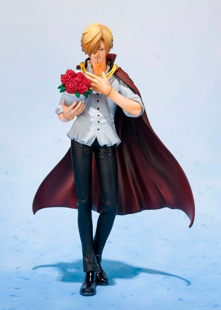 Estatua Sanji Whole Cake Island Ver.exclusiva 17 cm. One Piece. Línea FiguartsZERO. Bandai