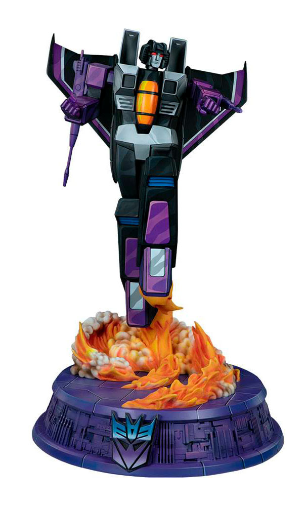 Estatua Skywarp G1 de 67 cm. Transformers. Museum Scale. Pop Culture Shock