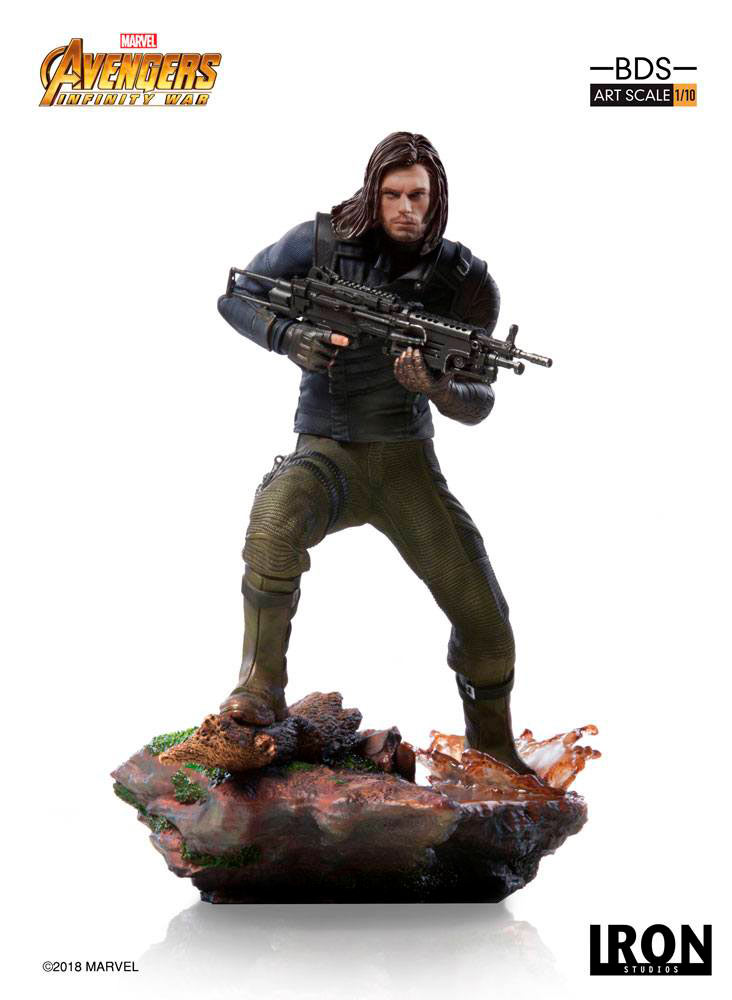 Estatua Soldado de invierno 20 cm. Vengadores: Infinity War. Art Scale. Escala 1:10. Iron Studios