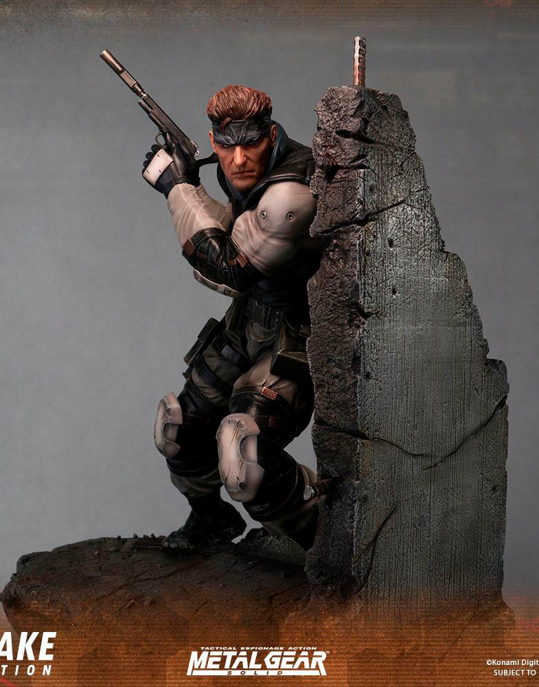 Estatua Solid Snake 44 cm. Metal Gear Solid. First 4 Figures