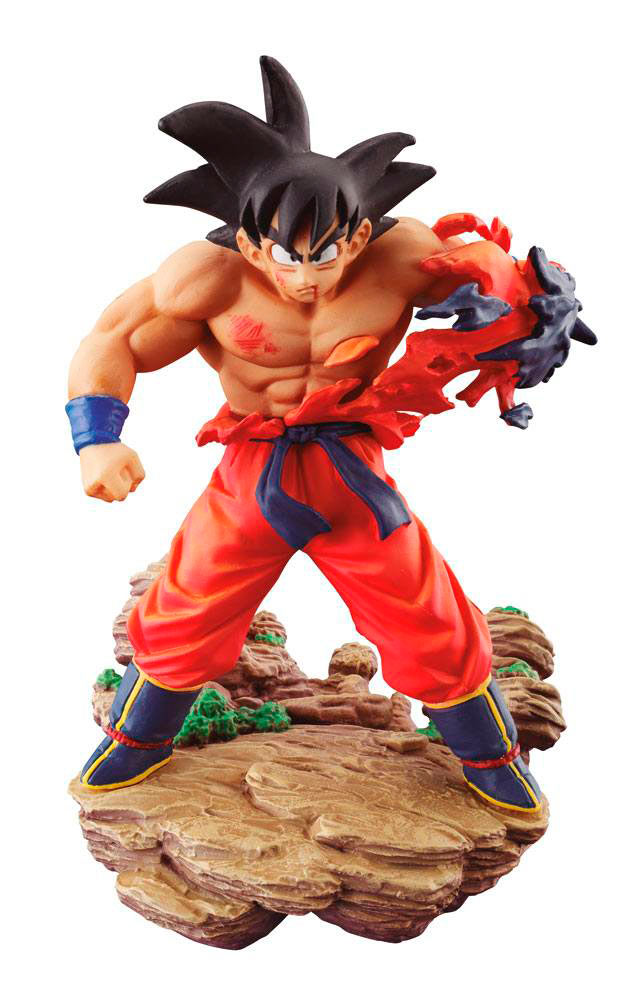 Estatua Son Goku 10 cm. Dragon Ball Super. Línea Dracap Memorial 01. Megahouse