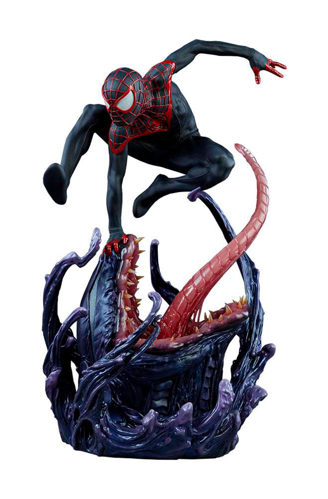 Estatua Spiderman 43 cm. Miles Morales. Ultimate Comics: Spiderman. Premium Format. Sideshow Collectibles
