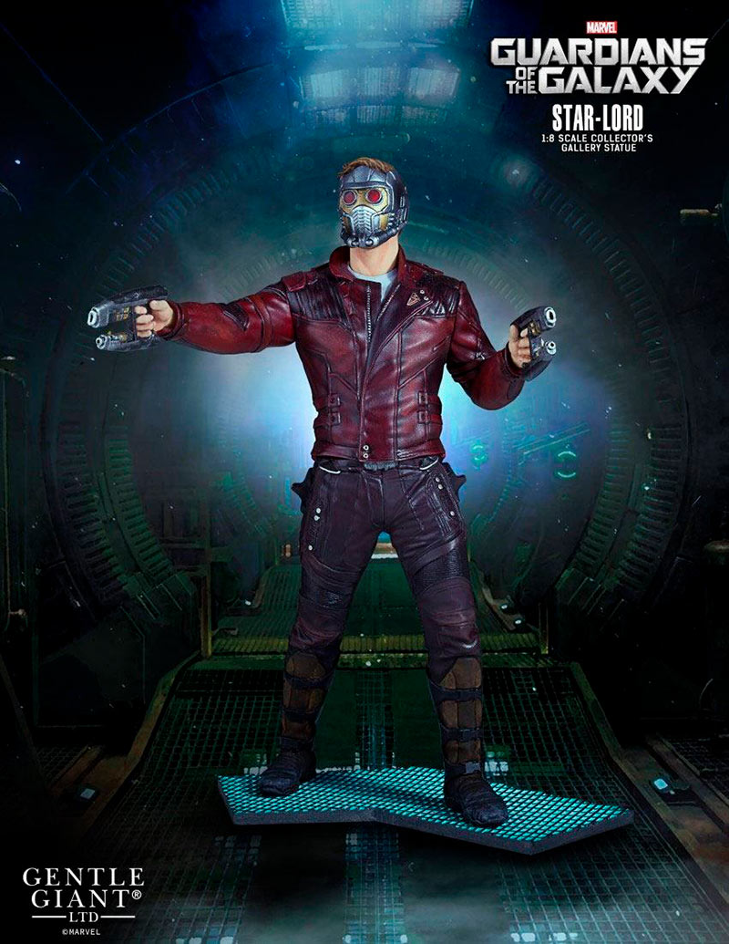 Estatua Star Lord 24 cm. Guardianes de la Galaxia. Collectors Gallery. Gentle Giant