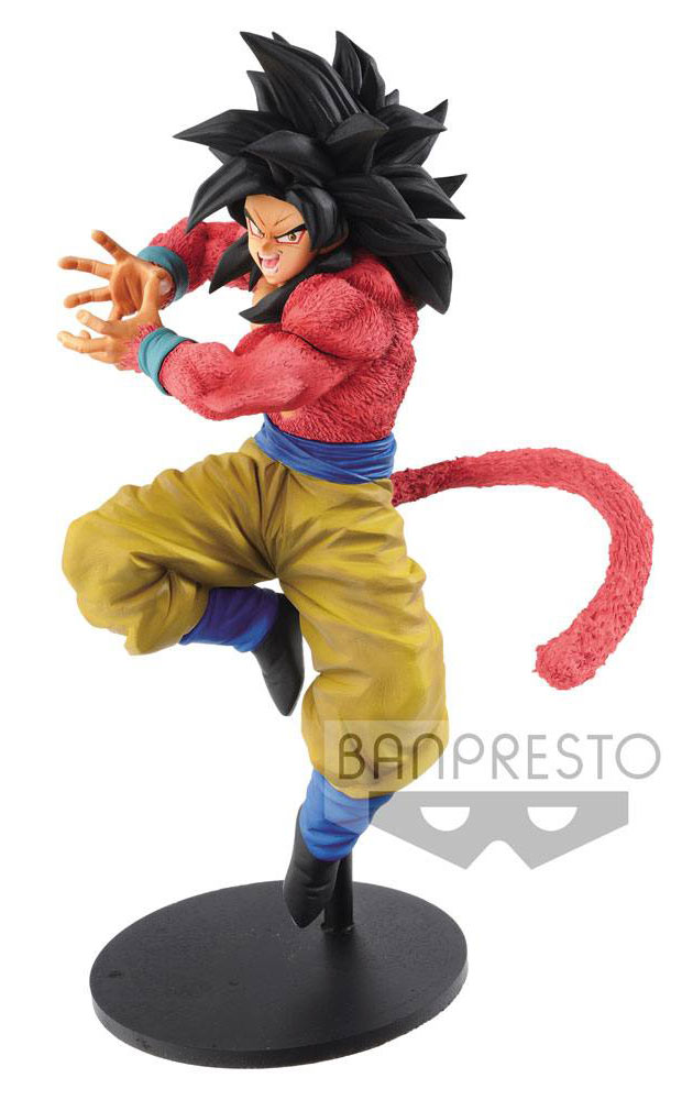 Estatua Super Saiyan 4 Goku x10 Kamehameha Ver. 19 cm. Dragonball GT. Banpresto