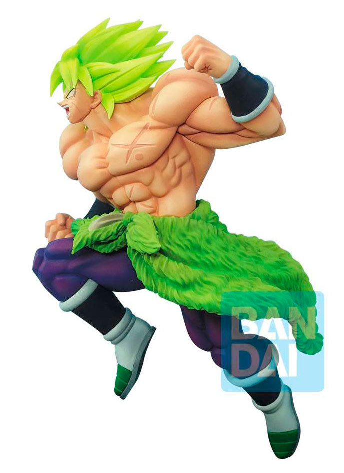 Estatua Super Saiyan Broly Full Power 19 cm. Dragon Ball Super. Z-Battle. Banpresto