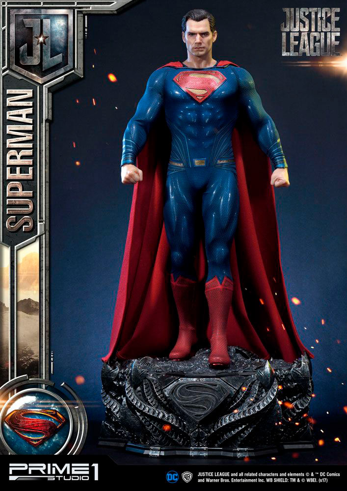 Estatua Superman 84 cm. La Liga de la Justicia. DC Cómics. Prime 1 Studio