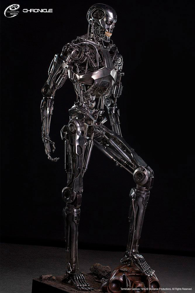Estatua T-800 Endoskeleton 198 cm. Terminator Génesis. Escala 1:1. Tamaño real. Cinemaquette