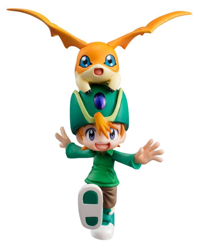 Estatua Takaishi Takeru & Patamon 11 cm. Digimon Adventure. Serie G.E.M. Megahouse