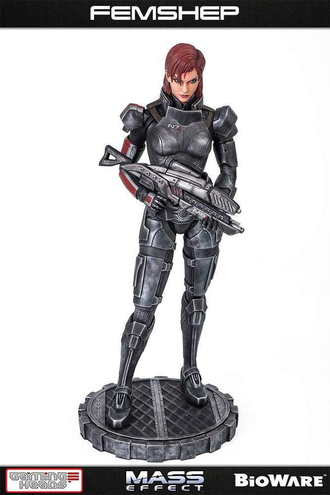 Estatua Teniente Comandante Shepard 51 cm. Mass Effect. Escala 1:4. Edición limitada. Gaming Heads