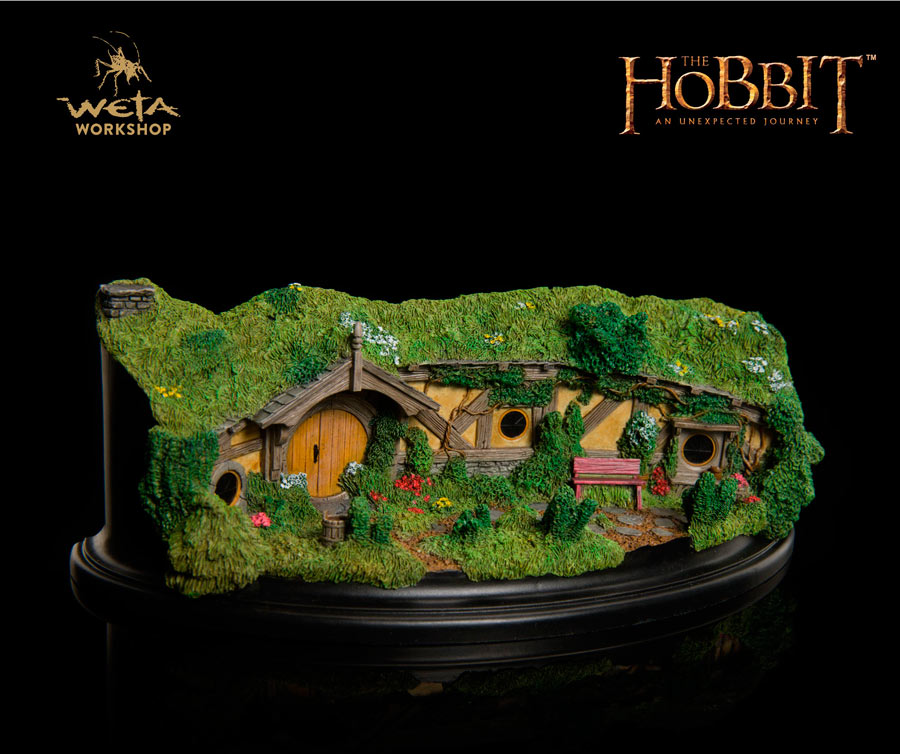 Estatua The Great Garden Smial 20 cm. El Hobbit: Un Viaje inesperado. Weta Collectibles