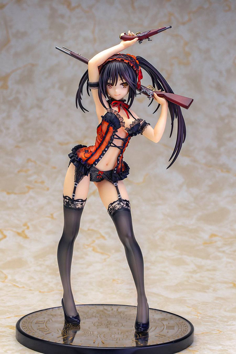 Estatua Tokisaki Kurumi 24 cm. Date A Live. Lingerie Version. Escala 1:7. Alphamax