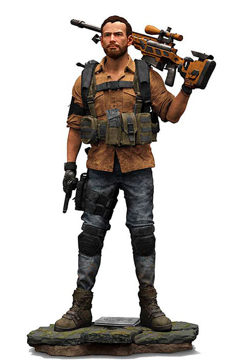Estatua Tom Clancy's The Division 2: "Brian Johnson Agent" 25 cm